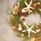 22" Shell Arrangement Wreath Handcrafted Christmas Wreath - Holiday Tree